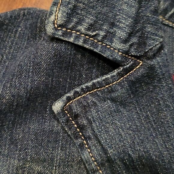 ROCAWEAR Distressed Denim Pink Bedazzled Glam Rock Jean Jacket - Picture 10 of 12